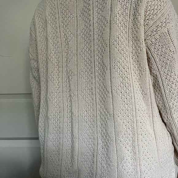 Large Vintage Cable Knit Sweater - Picture 3 of 6